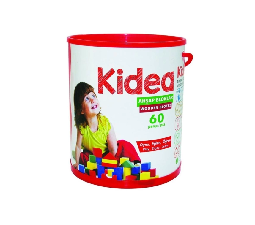 Nessiworld KID-1002 Chiva, 60 Parça Ahşap Bloklar