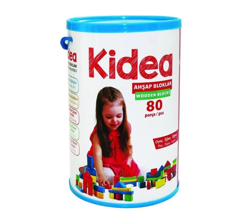 Nessiworld KID-1003 Chiva, Ahşap Bloklar 80 Parça