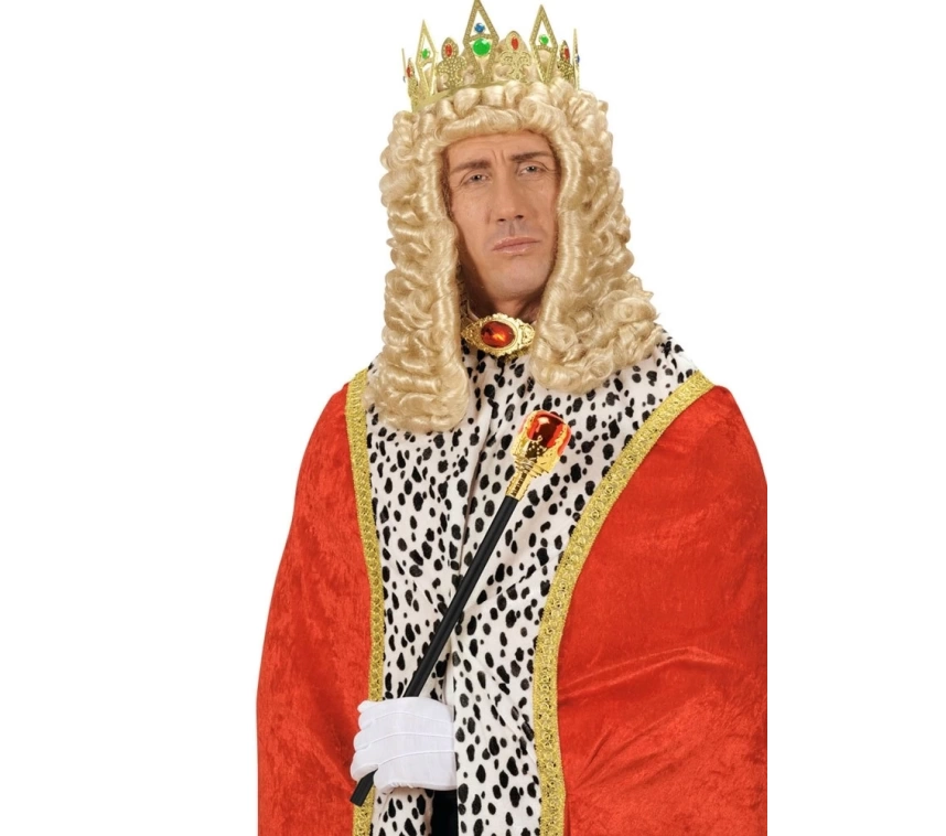 NessiWorld Kırmızı Topuzlu Kral Asası Kraliyet Asası 1 Adet