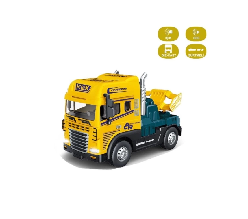 Nessiworld KLX600-345 Sürtmeli Işıklı Müzikli 1:24 Çekici (Tır Kafası)