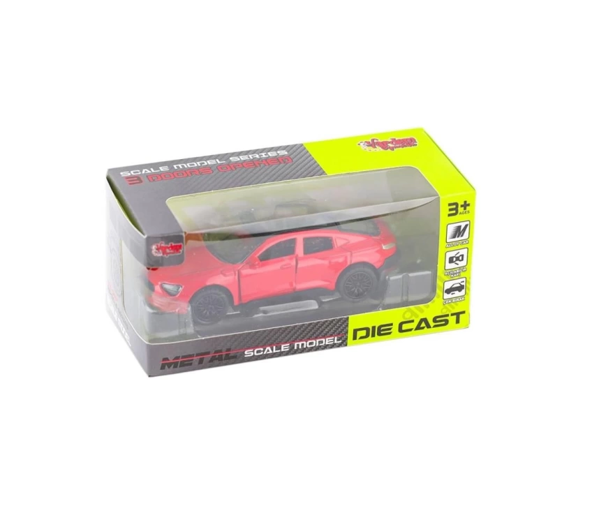 Nessiworld KM-36201A-Vardem Kutulu Çek Bırak 1:36 Metal Araba
