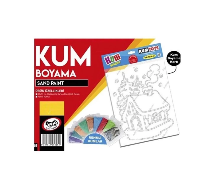 NessiWorld KM5027 Kumtoys Kum Boyama
