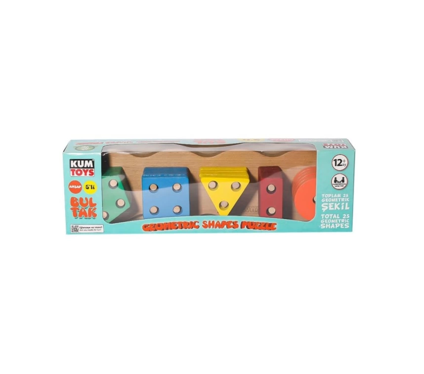 NessiWorld KM5656 Ahşap Beşli Bultak -Kumtoys
