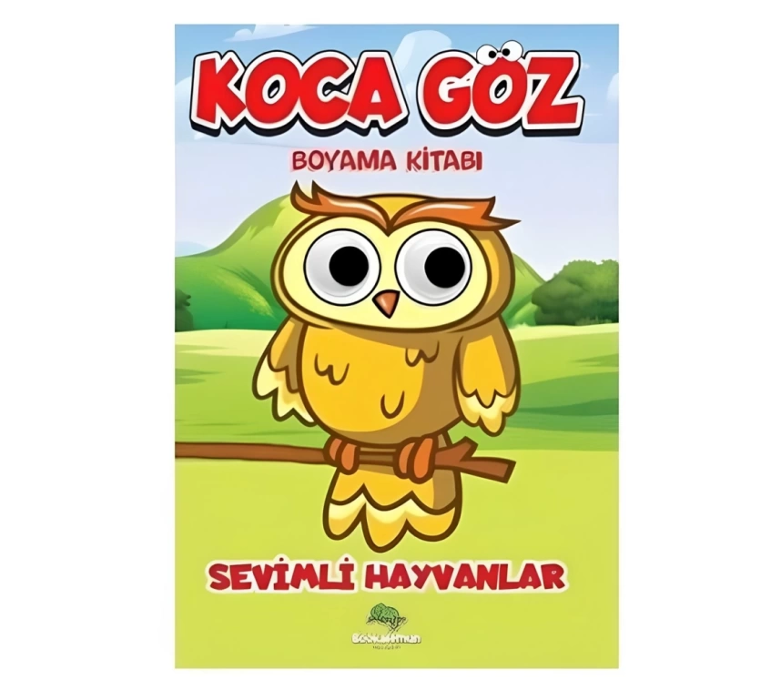 Nessiworld Koca Göz Sevimli Hayvanlar Boyama Kitabı
