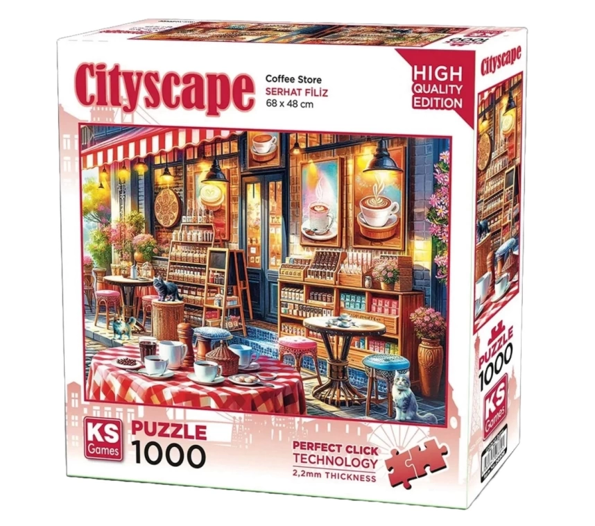 Nessiworld KS Games Coffee Store Puzzle 1000 Parça 20809