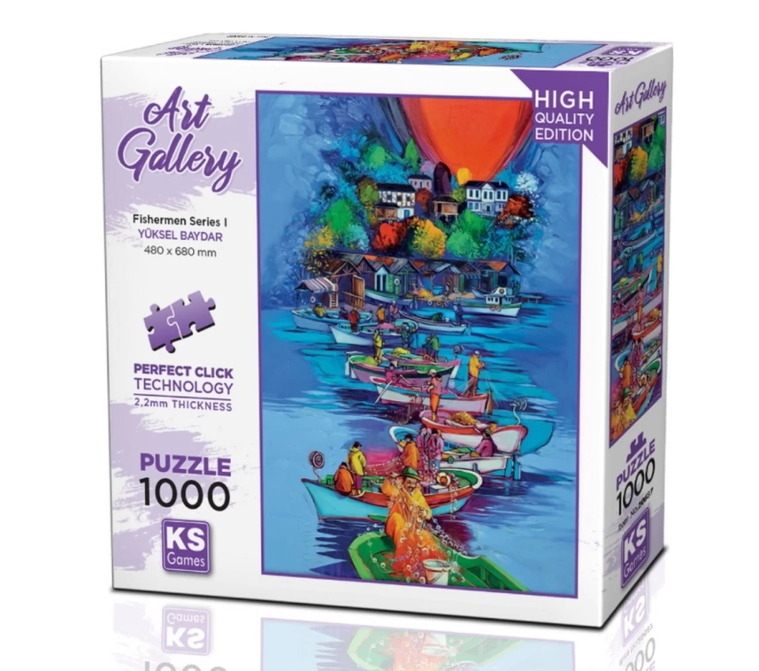 Nessiworld KS Games Fisherman Series I Puzzle 1000 Parça 20687