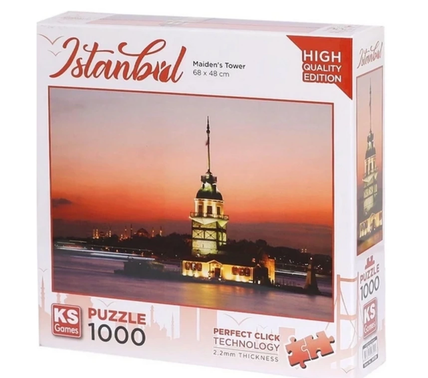 Nessiworld KS Games Kız Kulesi ve Gün Batımı Puzzle 1000 Parça 20729