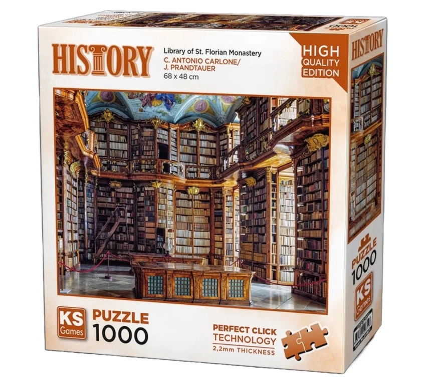 Nessiworld KS Games Library of St. Florian Monastery Puzzle 1000 Parça 20801