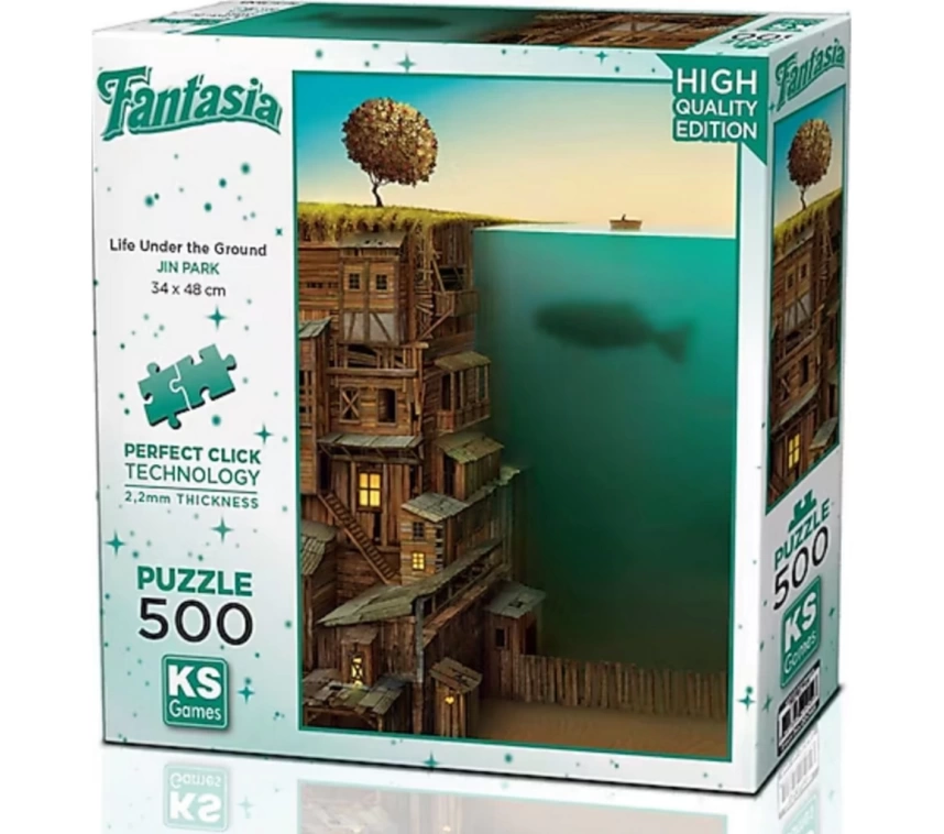Nessiworld KS Games Life Under the Ground Puzzle 500 Parça 20045