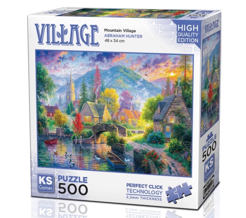 Nessiworld KS Games Mountain Village Puzzle 500 Parça 20046