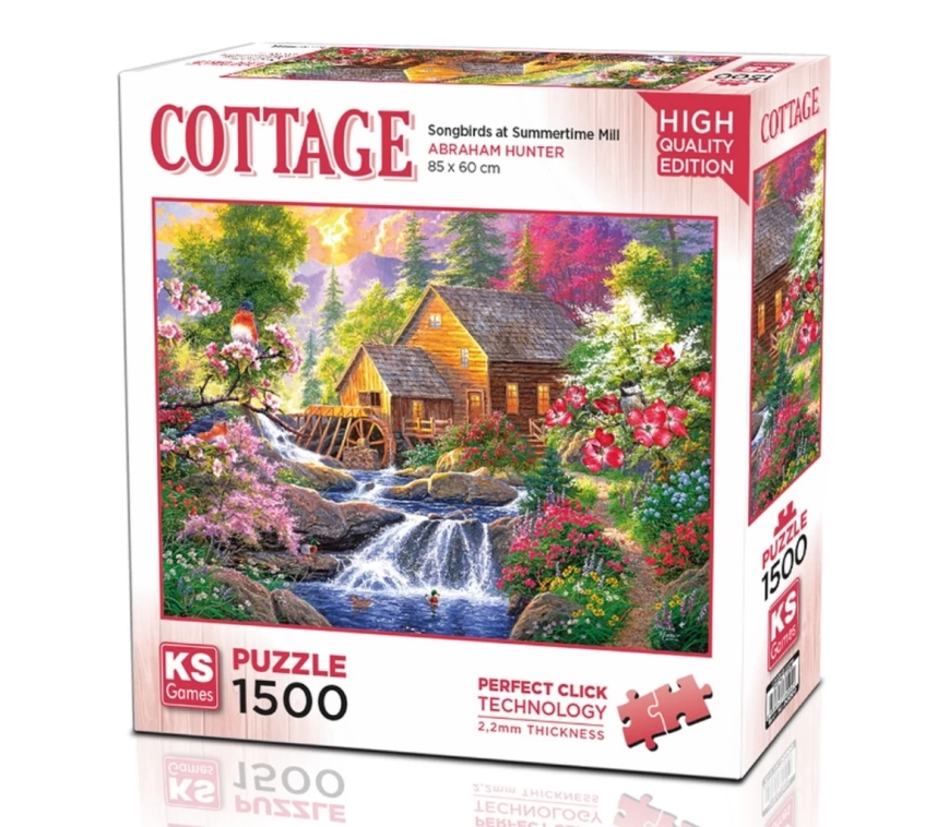 Nessiworld KS Games Songbirds at Summertime Mill Puzzle 1500 Parça 22027