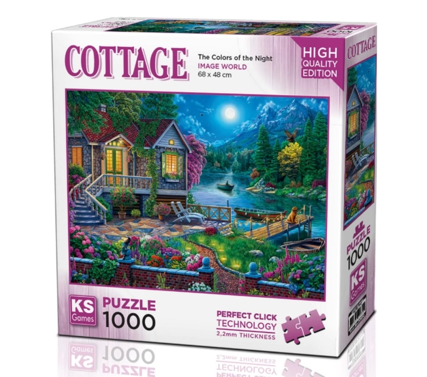 Nessiworld KS Games The Colors of the Night Puzzle 1000 Parça 20680