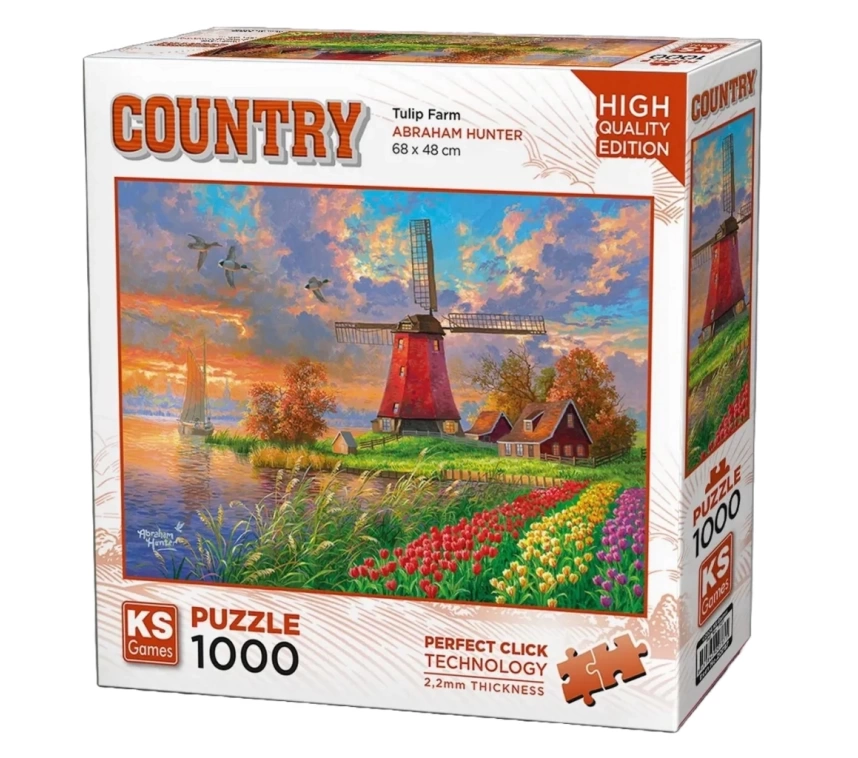 Nessiworld KS Games Tulip Farm Puzzle 1000 Parça 20787