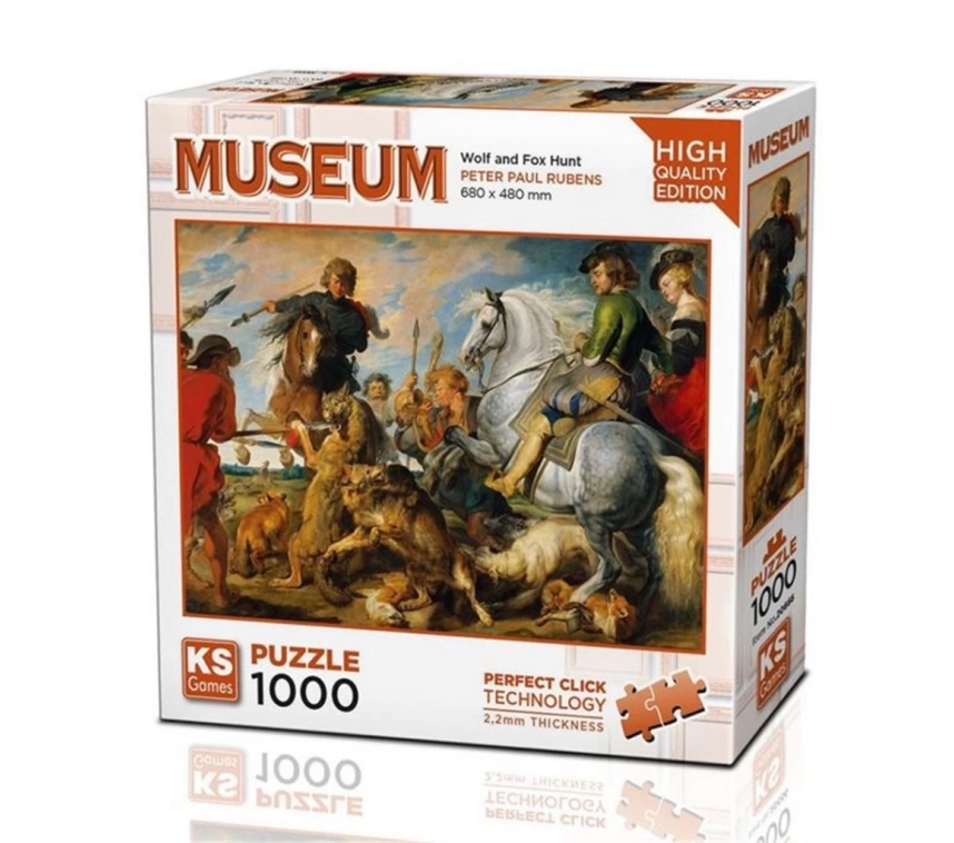 Nessiworld Ks Games Wolf and Fox Hunt Puzzle 1000 Parça 20666