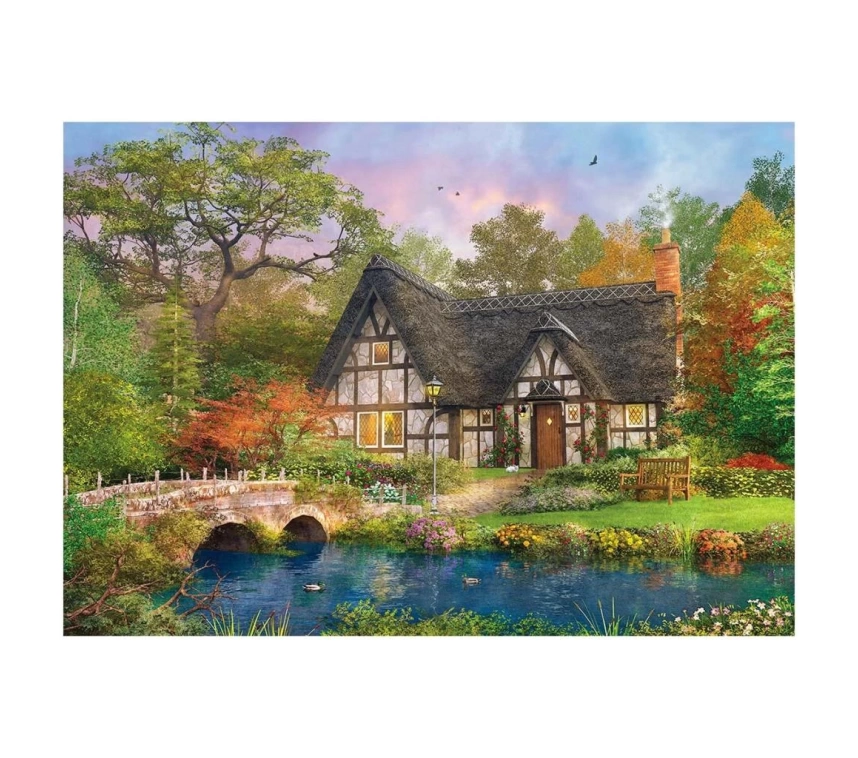 Nessiworld KS The Stoney Bridge Cottage 2000 Parça Puzzle