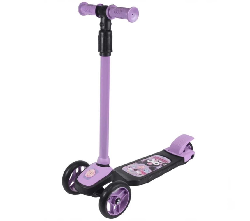 Nessiworld Kuromi 3 Tekerlekli Twist Scooter