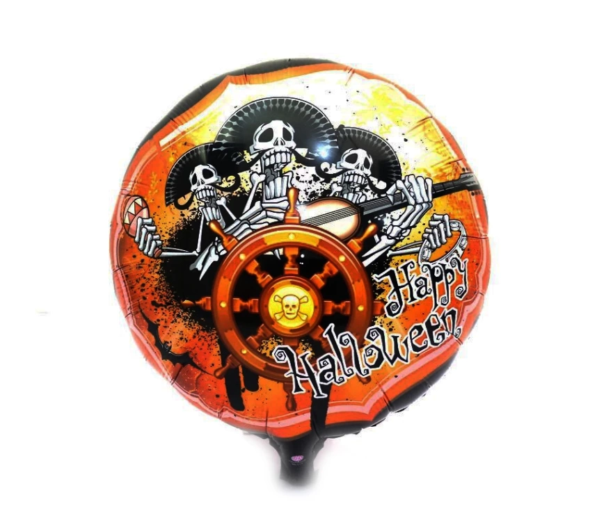 Nessiworld Kuru Kafalı Korsanlar Halloween Şekilli Folyo Balon 45 cm
