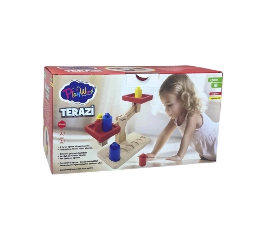 Nessiworld Kutuda Oyuncak Ahşap Terazi