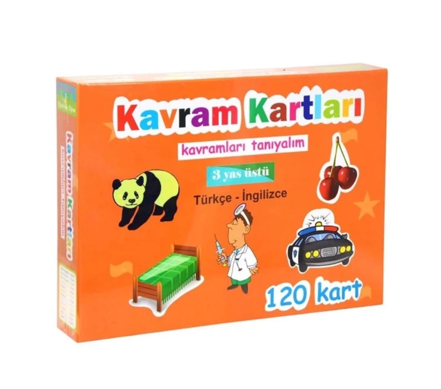 Nessiworld KZL-145 Kavram Kartları 120 Kart -Kızılkaya