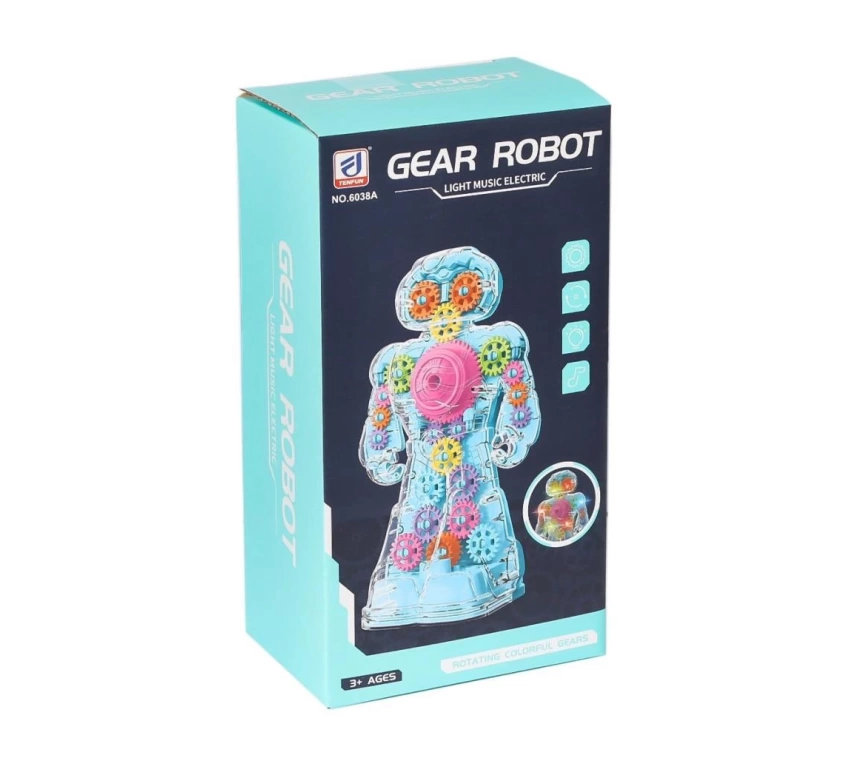 NessiWorld KZL-6038A Çarkları Dönen Robot -Kızılkaya