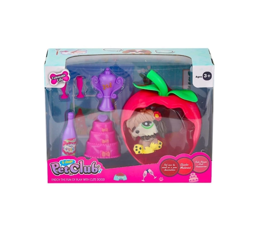 Nessiworld KZL-CL2103 1-4  Elmalı Pet Star Oyun Seti -Kızılkaya Oyuncak