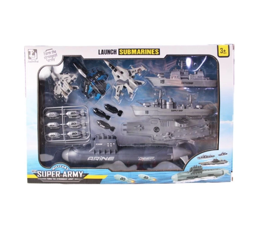 Nessiworld KZL-T074 Denizaltılı Savaş Oyun Seti -Kızılkaya Oyuncak