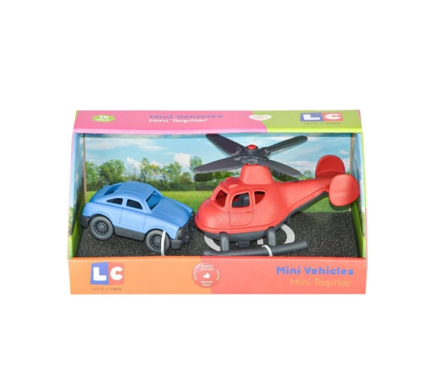 Nessiworld LC-30938 Lets be Child - Minik Taşıtlar Araba-Helikopter