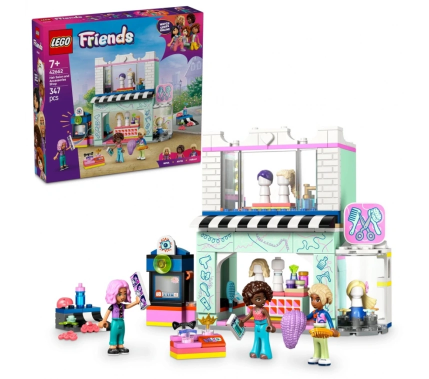 Friends Kuaför ve ANessiWorldesuar Mağazası Yaratıcı Oyun Seti 42662