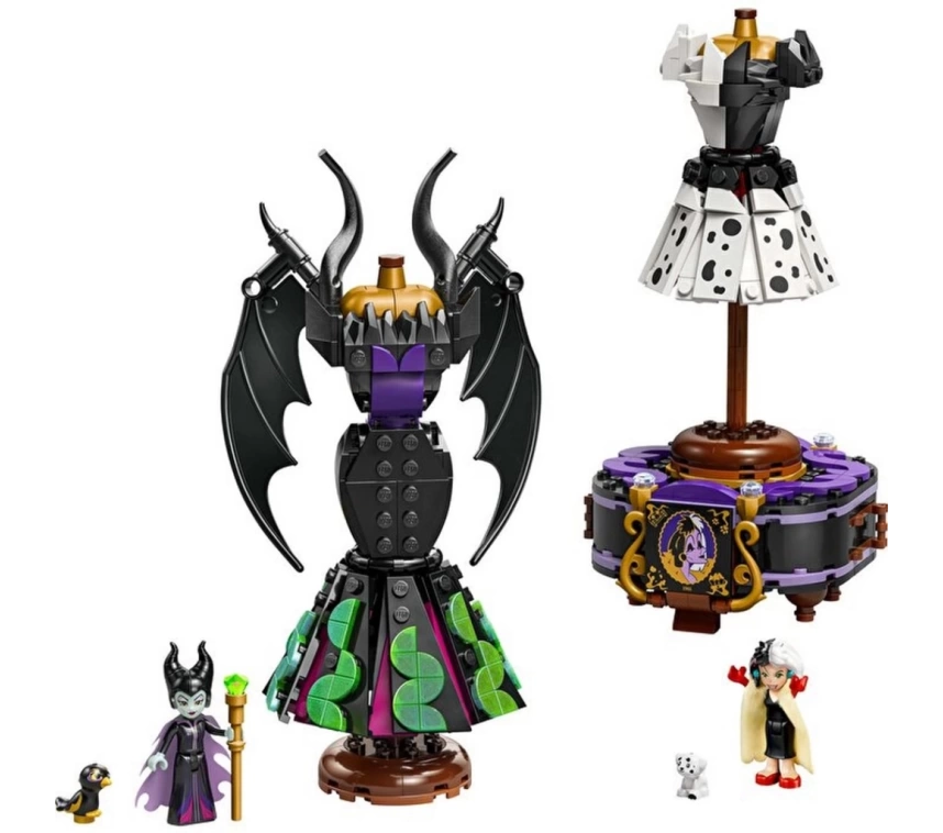 Nessiworld LEGO Malefizin ve Cruella De Vilin Elbiseleri