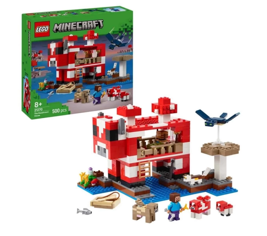 Nessiworld LEGO Minecraft Mooshroom Evi 21270