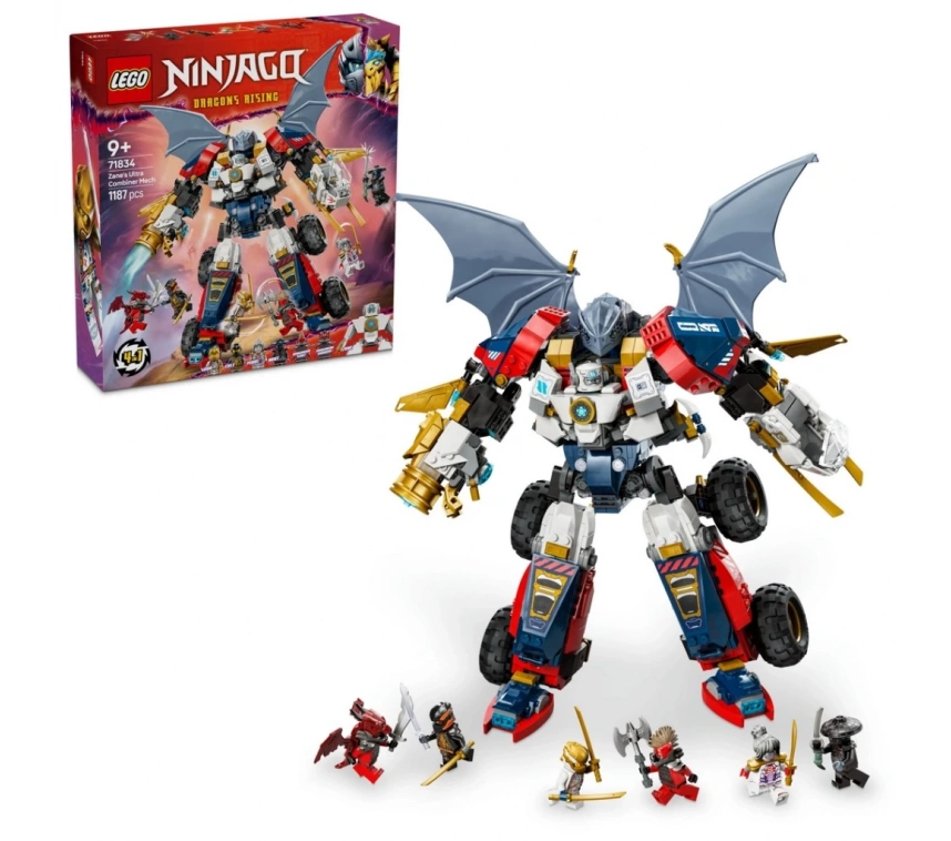 NessiWorld NINJAGO Zane’in Ultra Kombo Mech’i 4’ü 1 Arada 71834