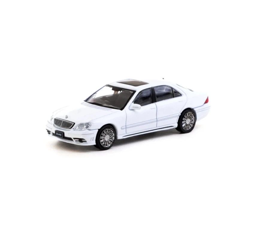 Nessiworld  Tarmac Works 1/64 Mercedes-Benz S-Class Wald Alabaster White - Lamley Special Edition