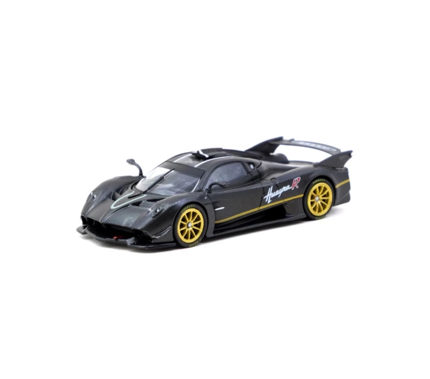 Nessiworld  Tarmac Works 1/64 Pagani Huayra R Matt Black Carbon Fiber
