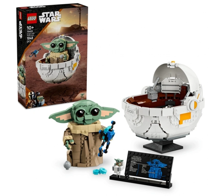 : The Mandalorian Uçan Bebek Arabalı Grogu 75403