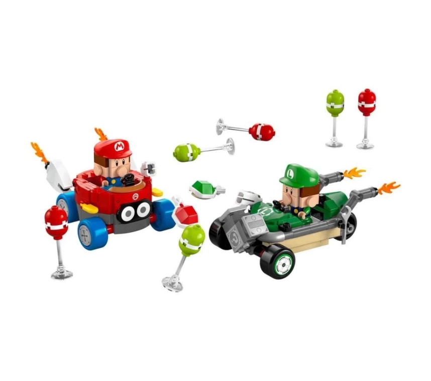 Nessiworld LEGO Super Mario: Mario Kart – Baby Mario ile Baby Luigi