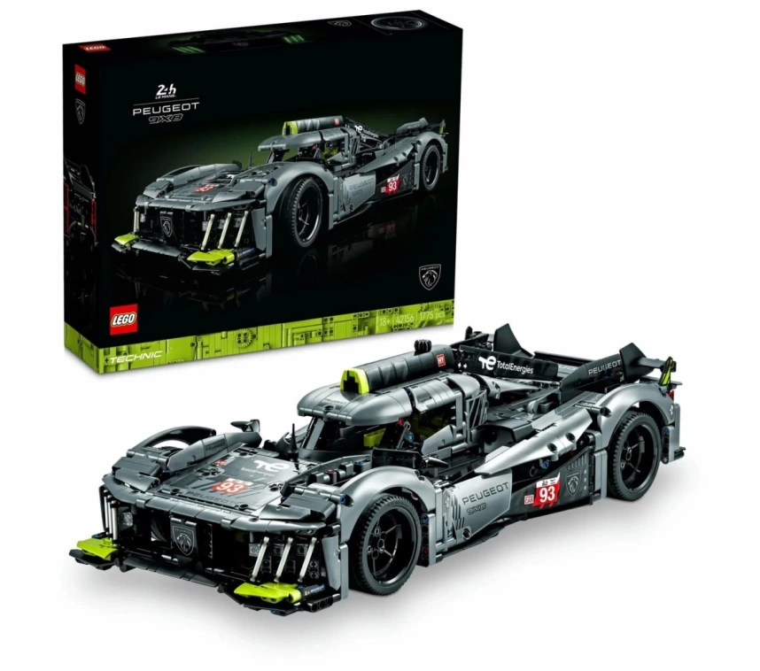 Nessiworld LEGO Technic PEUGEOT 9X8 24H Le Mans Hybrid Hypercar 42156