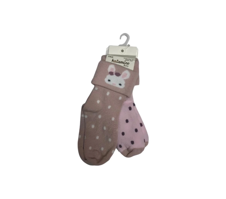 Nessiworld  Lintan 2li Bebek Soket Çorap K46272 Asorti