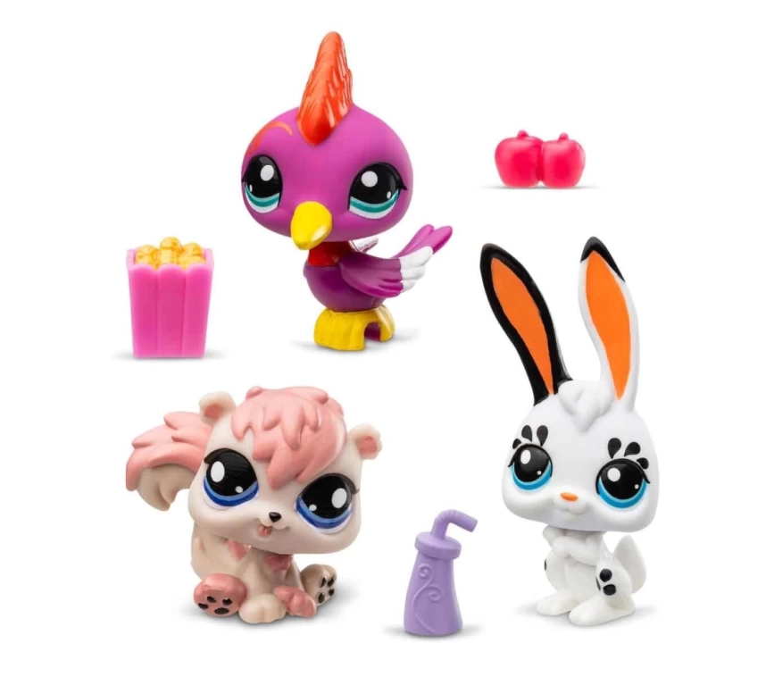Nessiworld Littlest Pet Shop Minişler 3’lü Figür Seti S2