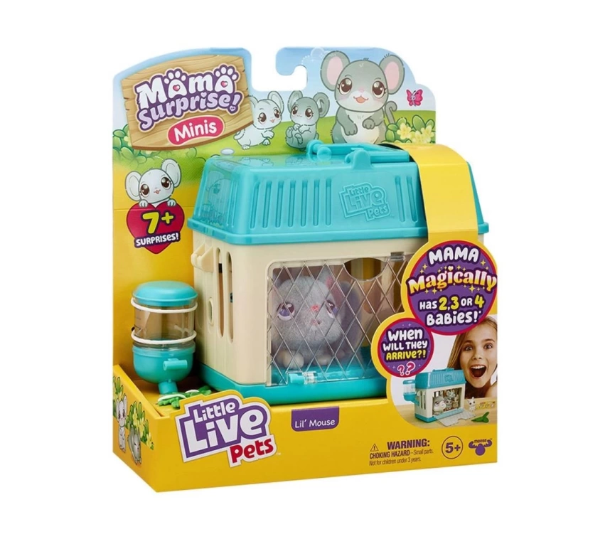 Nessiworld  LP301100 Little Live Pets Anne Fare ve Yavruları Oyun Seti - 26510