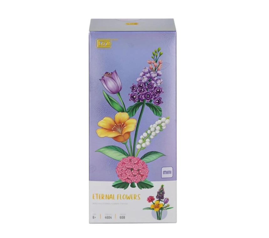 Nessiworld LZ4604 LOZ Çiçek Blok Seti 608 Parça -Vagon life
