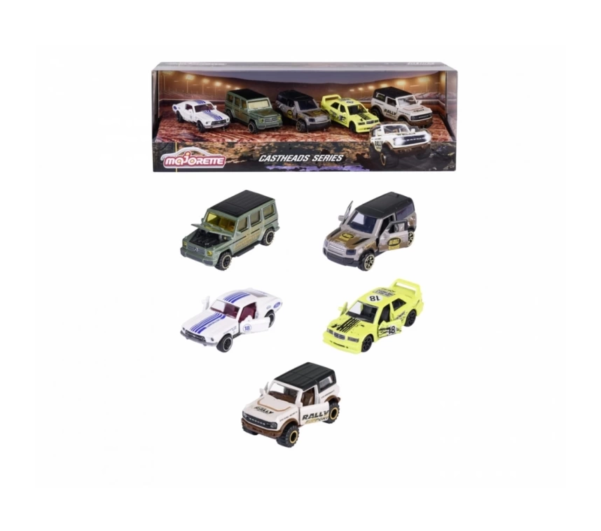 Nessiworld Majorette CastHeads Track Racer 5li