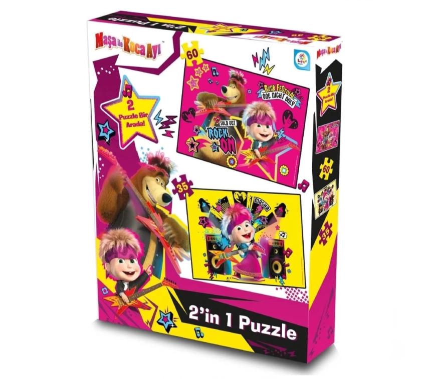 Nessiworld Maşa ile Koca Ayı 2li Puzzle