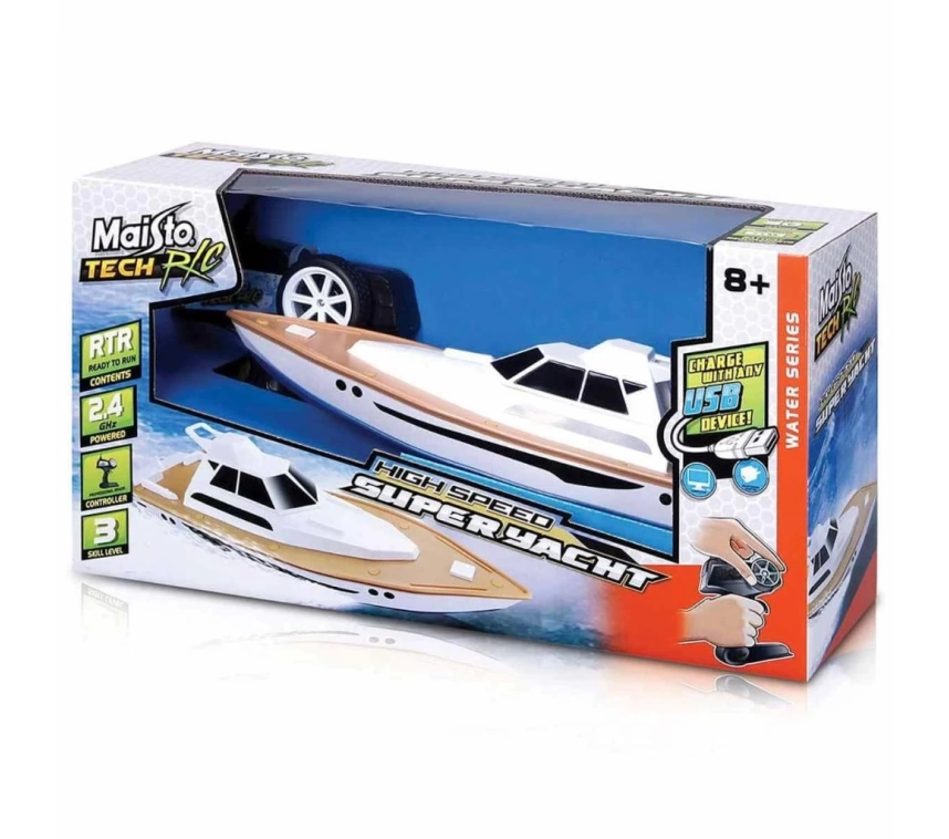 Nessiworld MAY 82197 Kumandalı Şarjlı Süper Yat -Necotoys