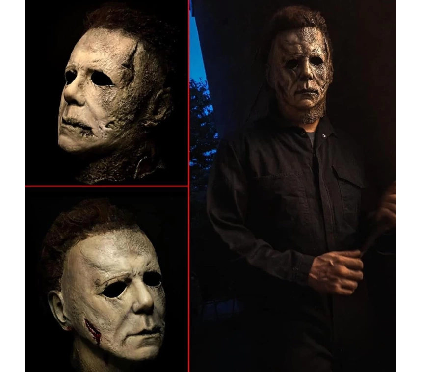Nessiworld   Michael Myers Lateks Maske - Michael Myers Et Maske Kafaya Tam Geçmeli