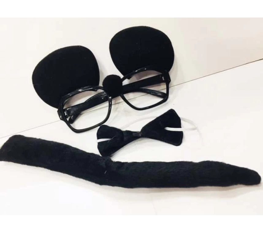 Nessiworld Mickey Mouse Gözlüğü Papyonu Kuyruğu Seti