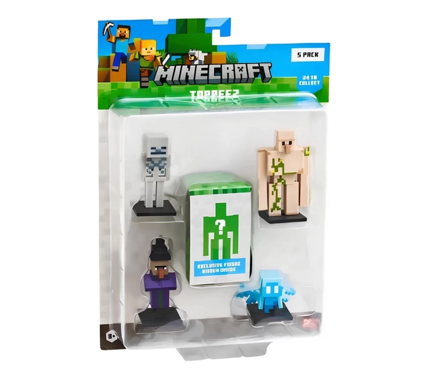 Nessiworld Minecraft 3D Figür Toppeez 5li