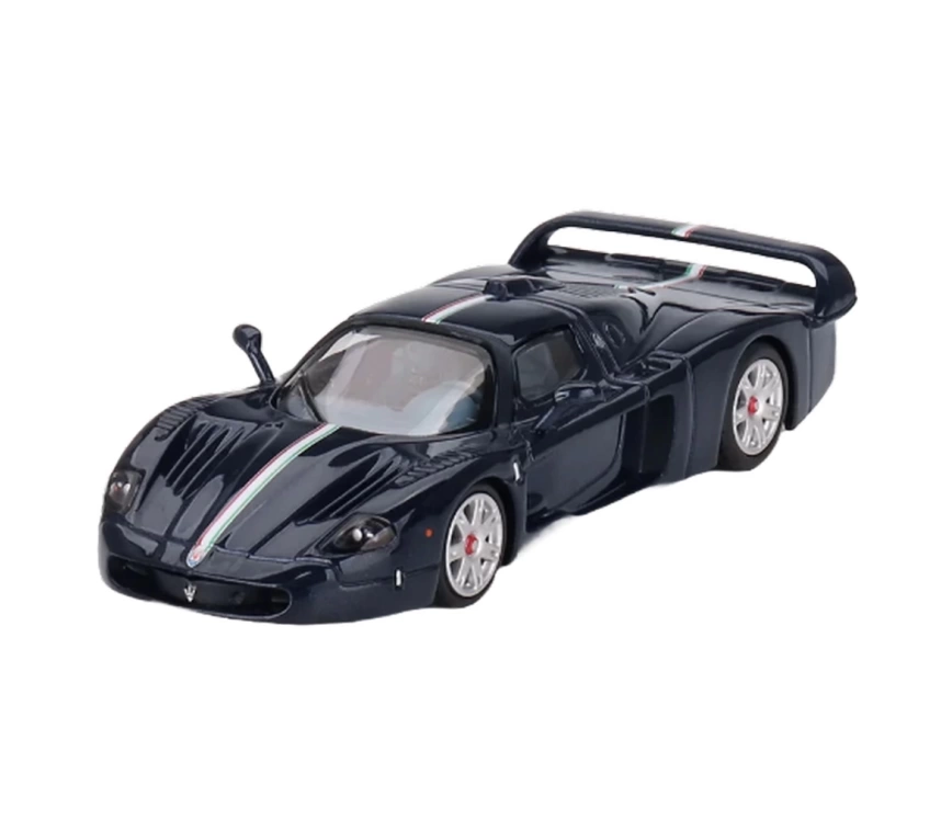 Nessiworld Mini Gt 1/64 BBR Maserati MC12 Stradale Blue Metallic w/ Stripe