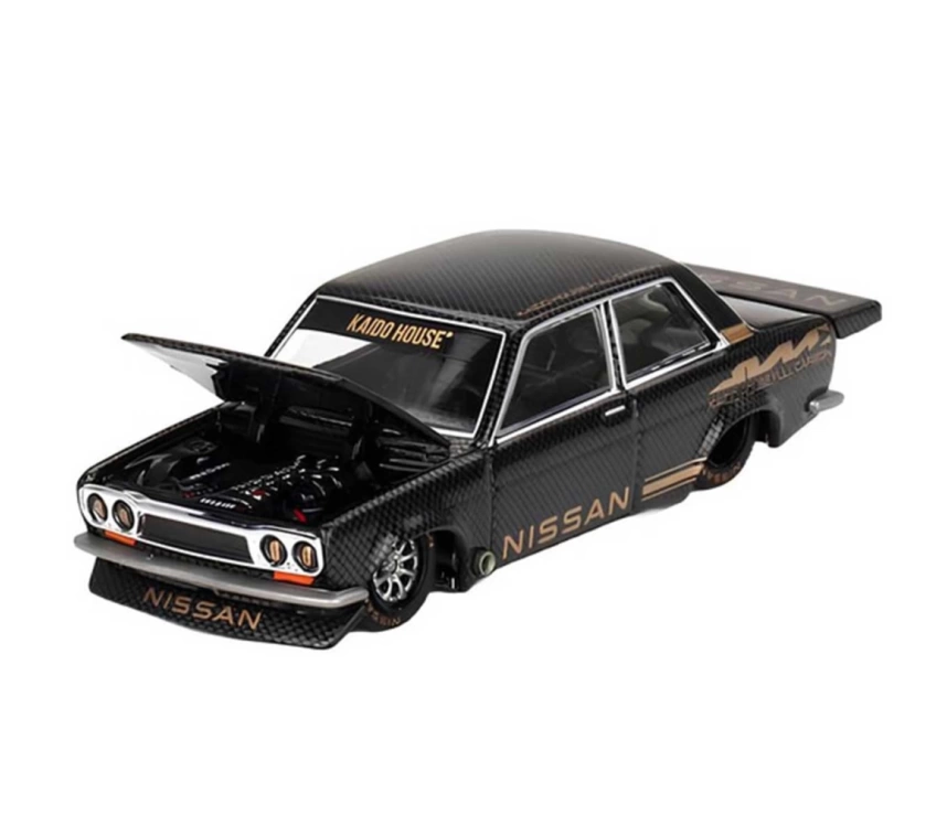 Nessiworld Mini Gt 1:64 Datsun 510 Pro Street Full Carbon V1