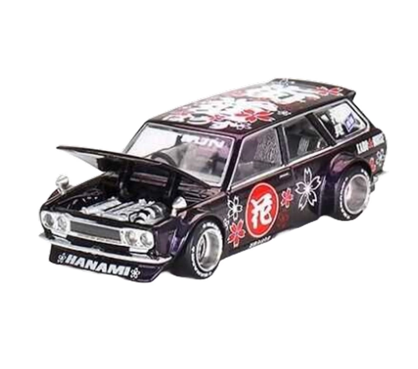 Nessiworld Mini GT 1/64 Datsun KAIDO 510 Wagon Hanami V3