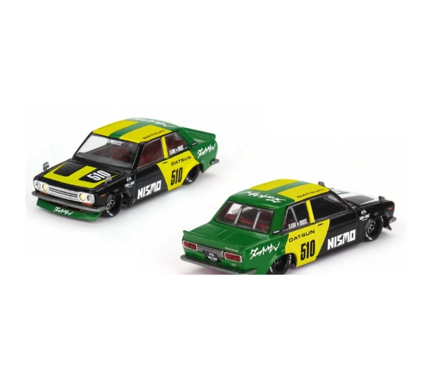 Nessiworld Mini GT 1/64 Datsun Street 510 Racing V2 KHMG131